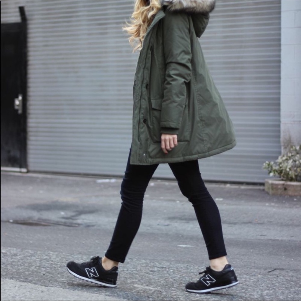 New Balance 574 Lux in Black and Tan